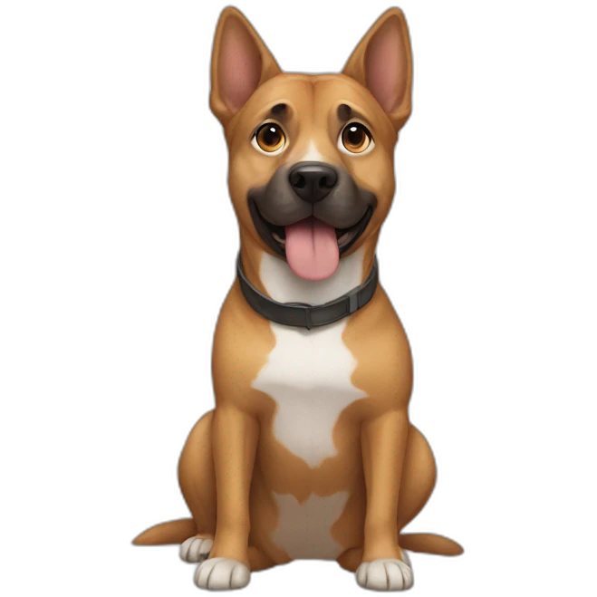 Dog with your human emoji