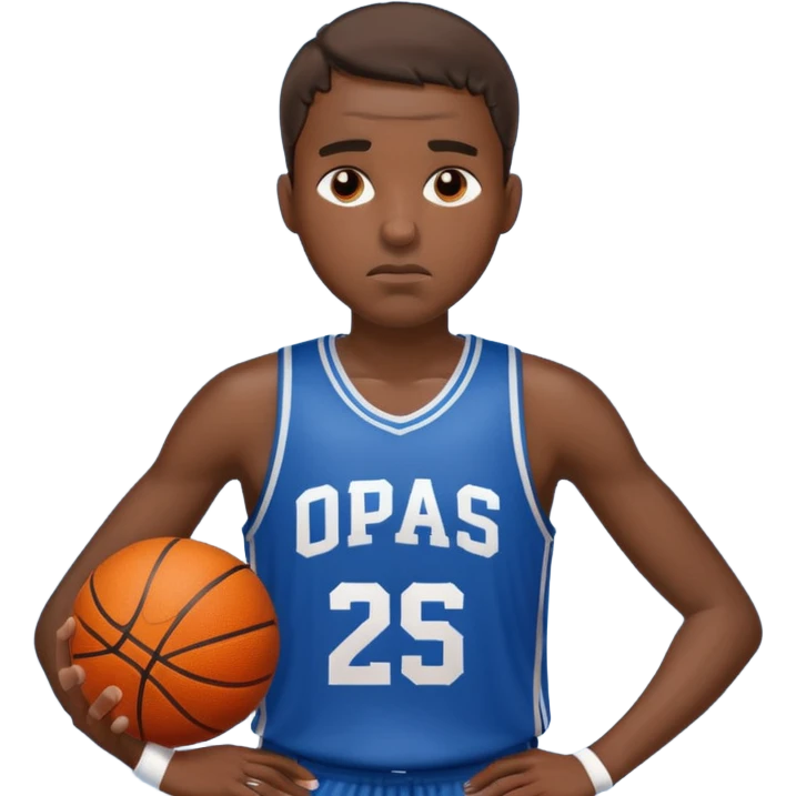 tired basketball player, sweating a lot emoji