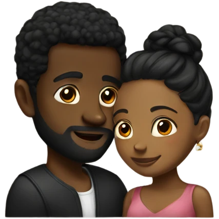 black love emoji