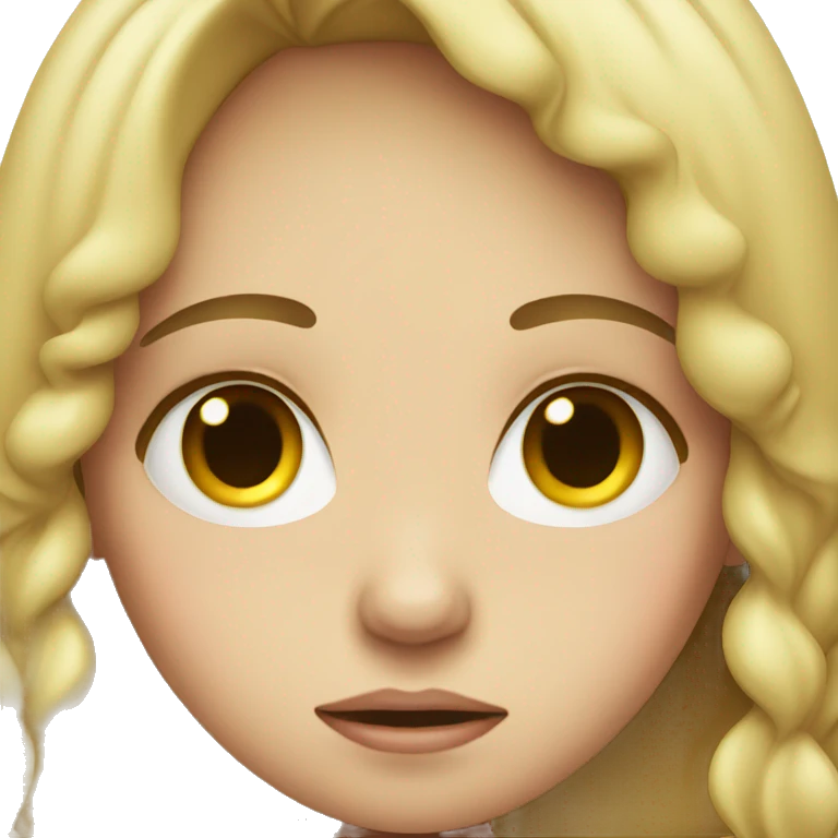 Crying girl  emoji