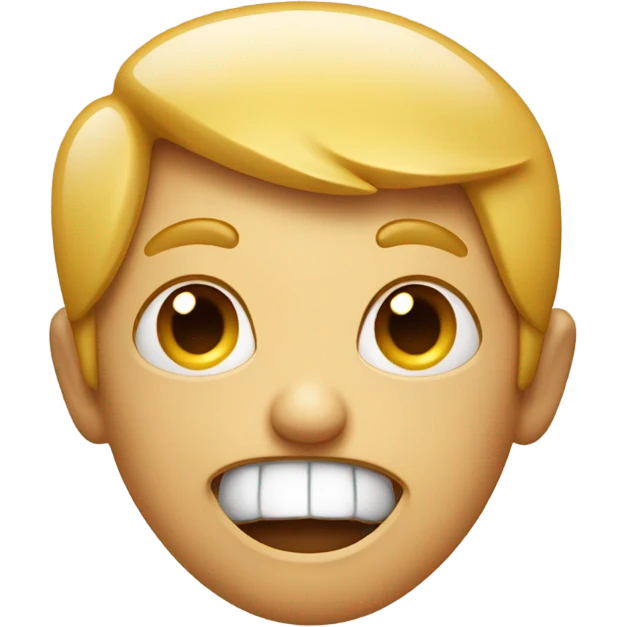 Laugh emoji mixed with angry emoji emoji