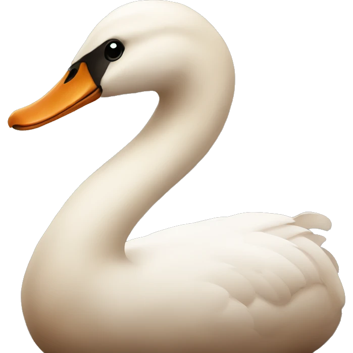 Brown swan emoji
