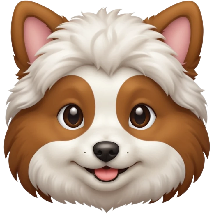 a cute dog emoji