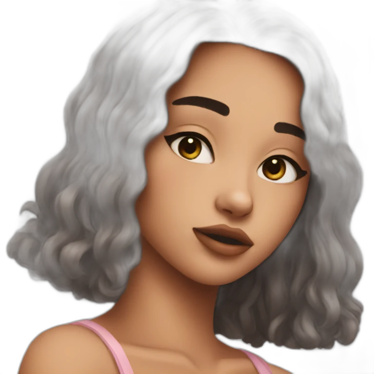 Cute girl aesthetic  emoji