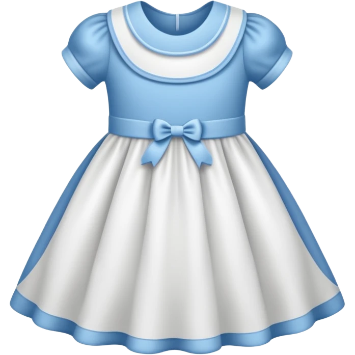 Baby dress white emoji