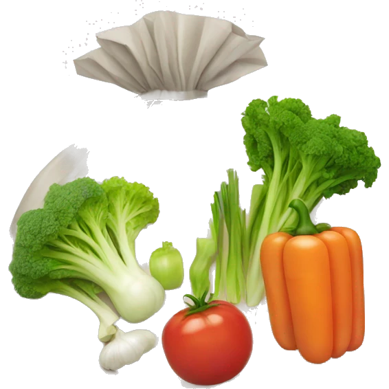 a plastic bag with chopped up vegetables in it emoji