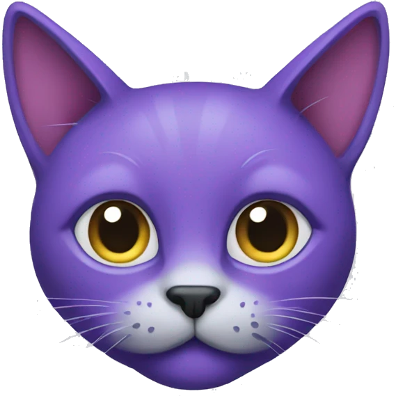 Purple cat emoji