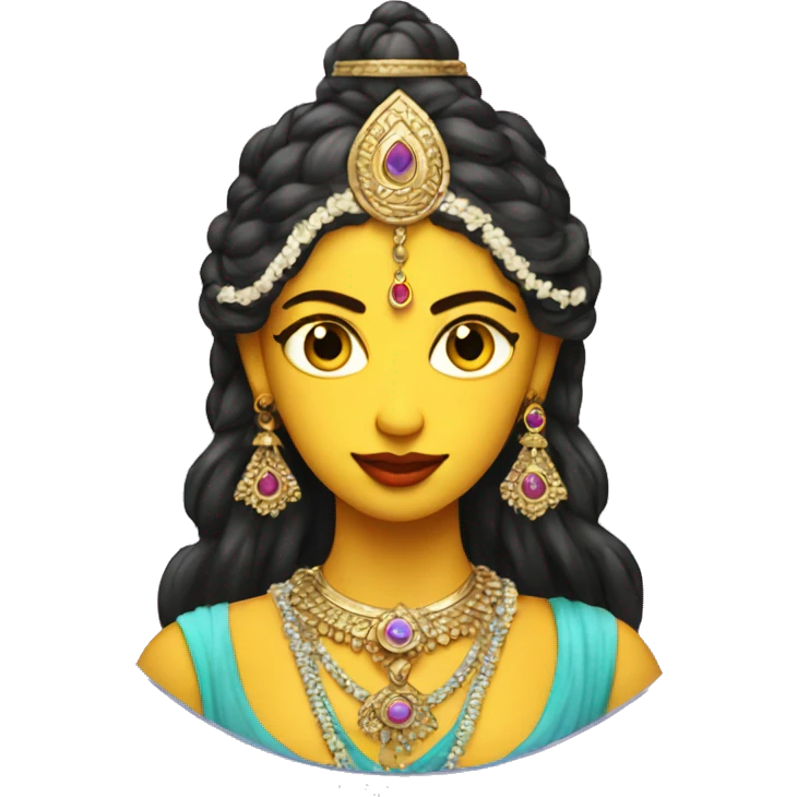 Generate a emoji for the Indian goddess kalki emoji