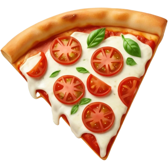 margherita pizza slice  emoji