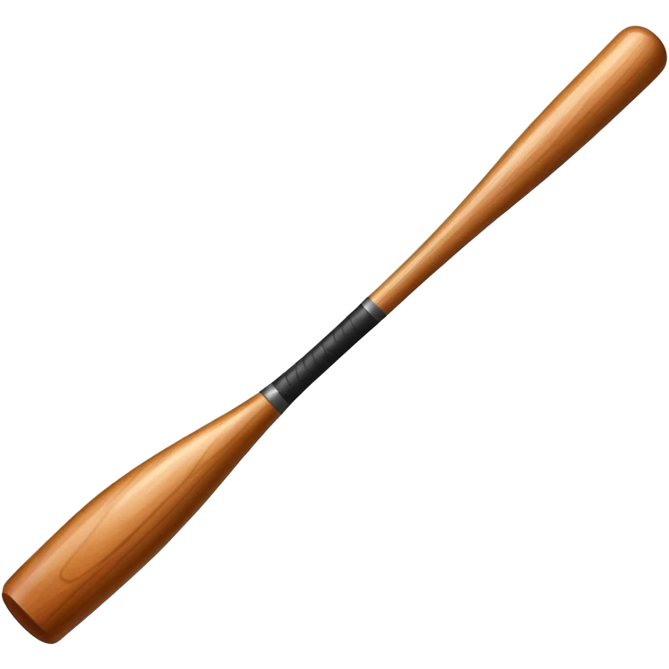 thick wooden baseball bat emoji