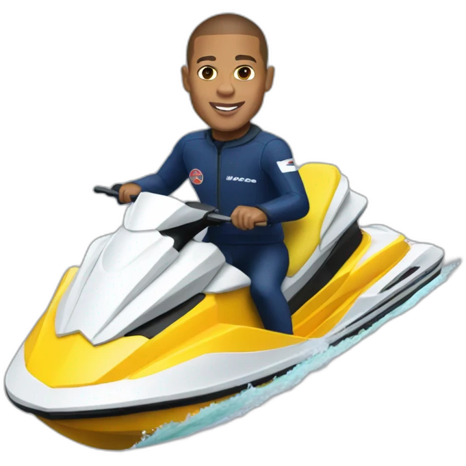 Mbappe jetski emoji