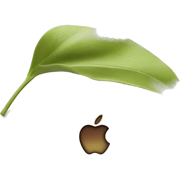 macbook pink gold with matcha emoji