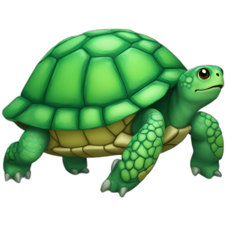 tartaruga com asas azuis emoji