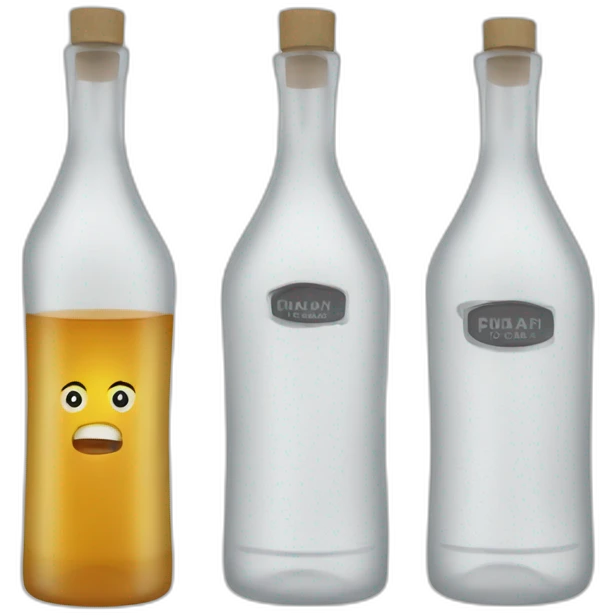 vodka-bottle emoji