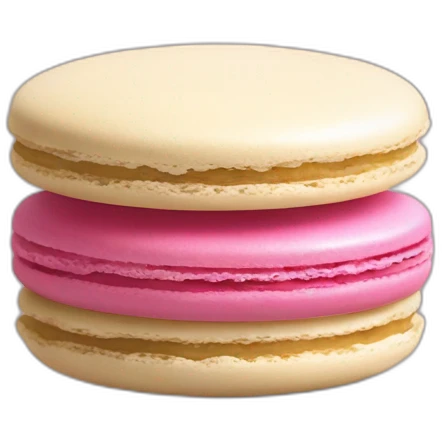 Macaron en fessant emoji