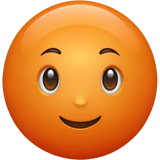 genere moi une seule orange emoji