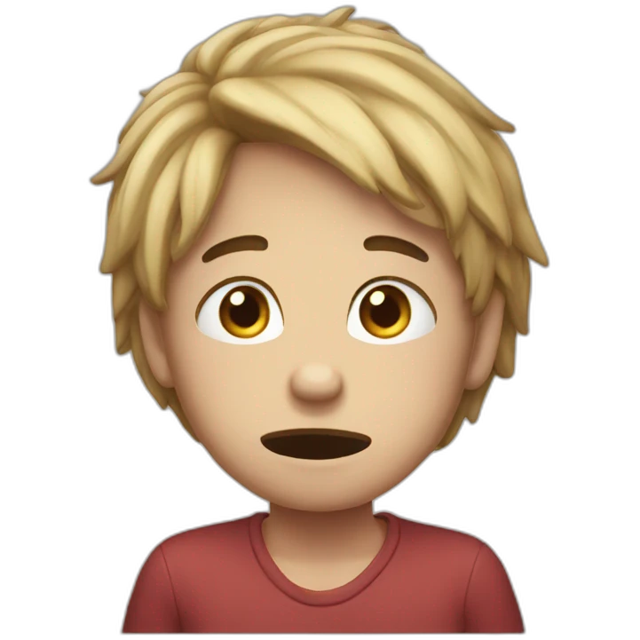 Embarrassed emoji