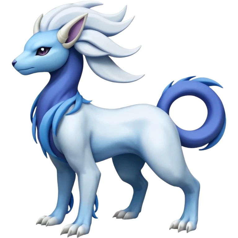Suicune-Samurott-Absol-Fakémon-hybrid-creature (full body)  emoji