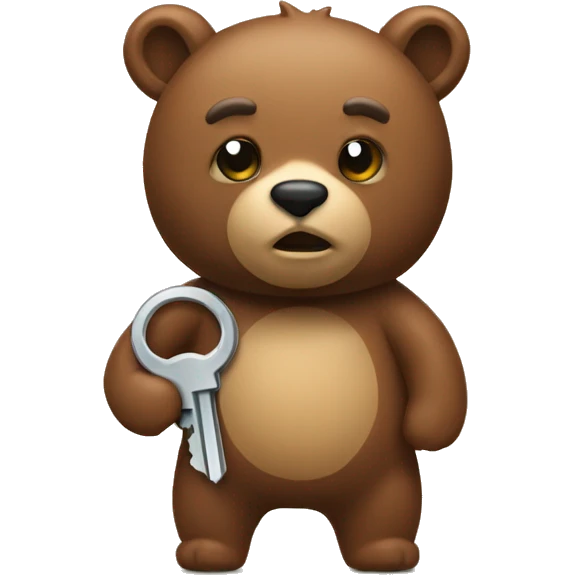BEAR KEY emoji