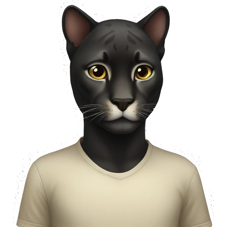 Black puma cat forever faster  emoji