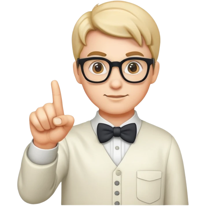 Nerd pointing  emoji