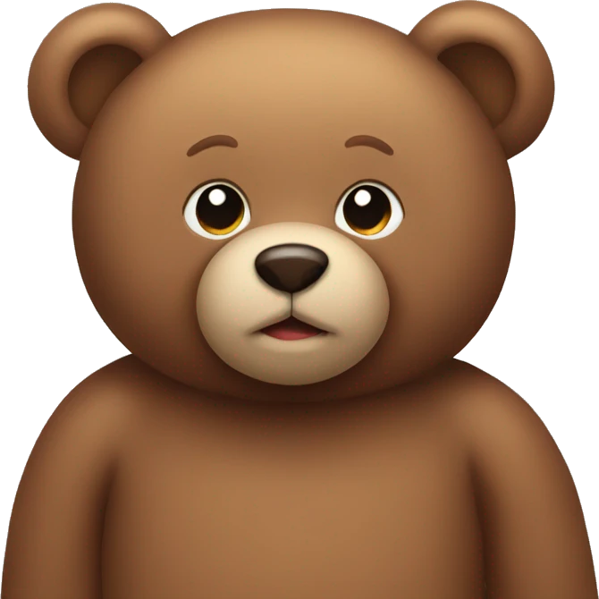 Teddy bear emoji