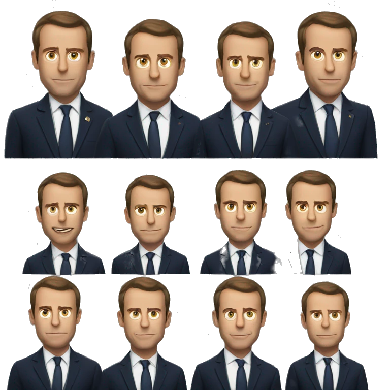 Emanuel Macron  emoji