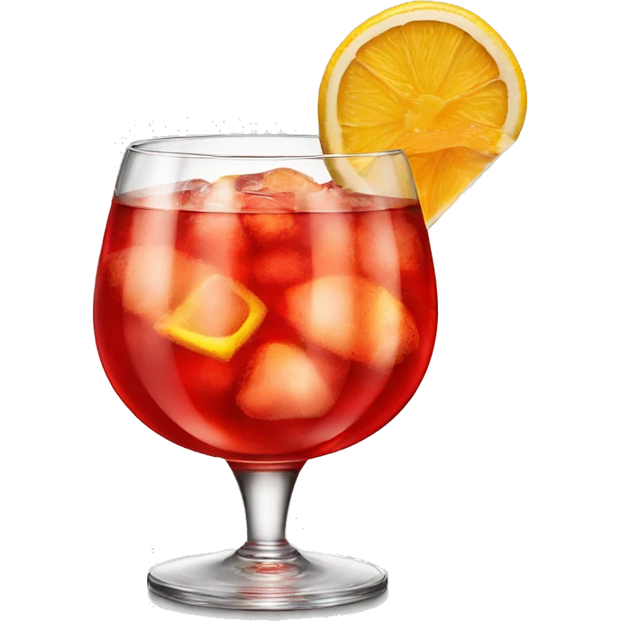 Campari Spritz big cocktail  emoji