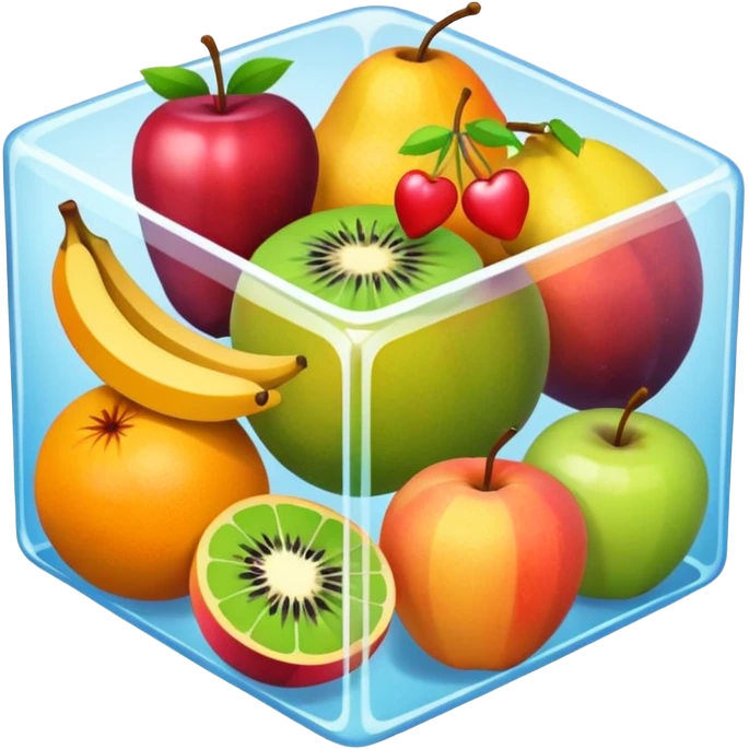 fruit cubes emoji