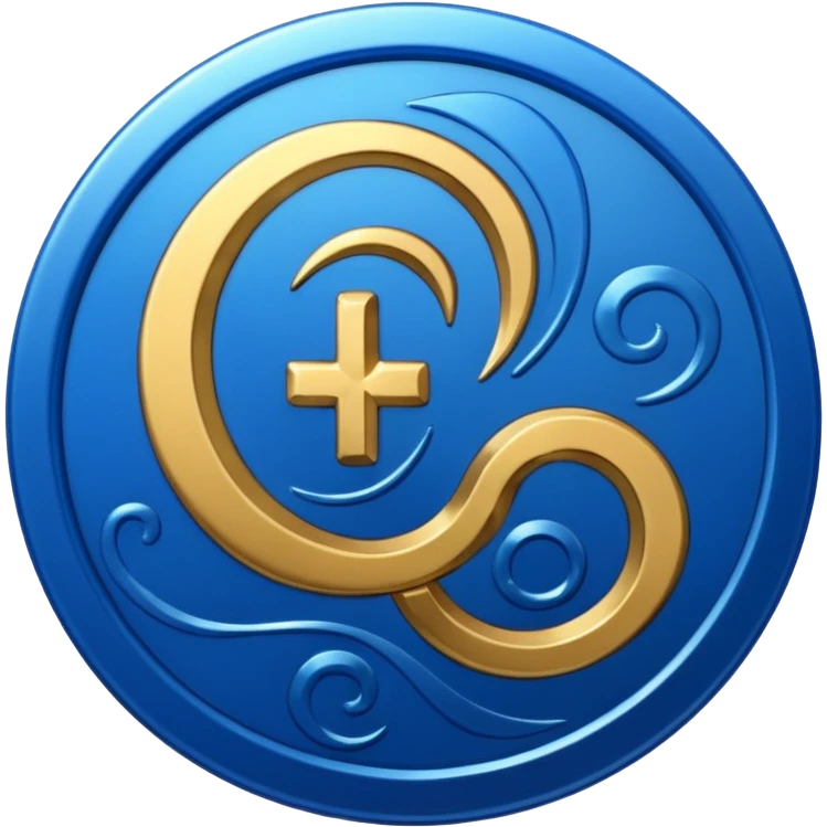 euro coin blue fun emoji