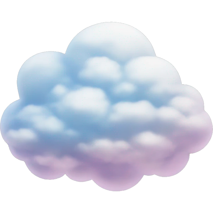 aesthetic cloud emoji