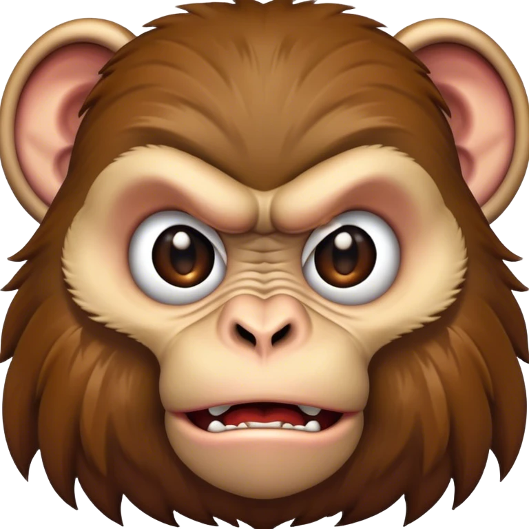 Angry monkey emoji