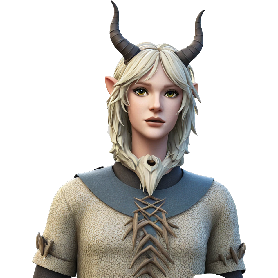 horned figure in nature emoji