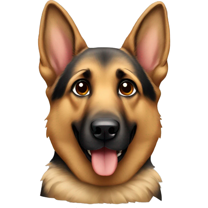 German Shepard  emoji