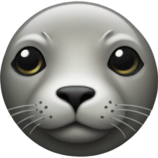 A seal that choose a life of crime emoji
