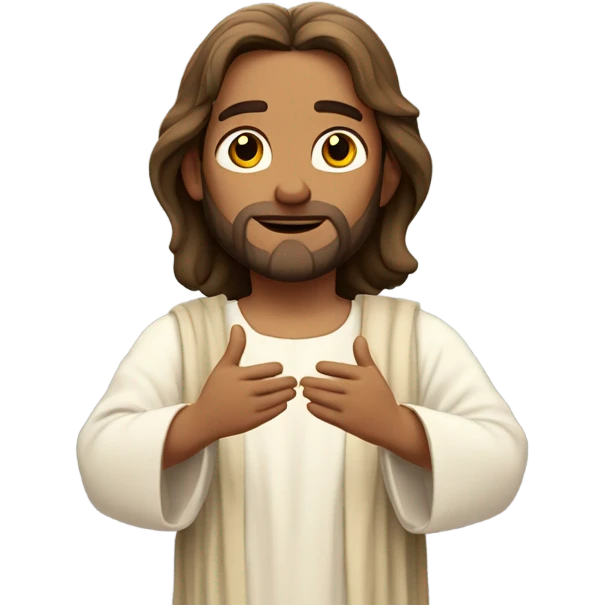 Bless you Jesus emoji