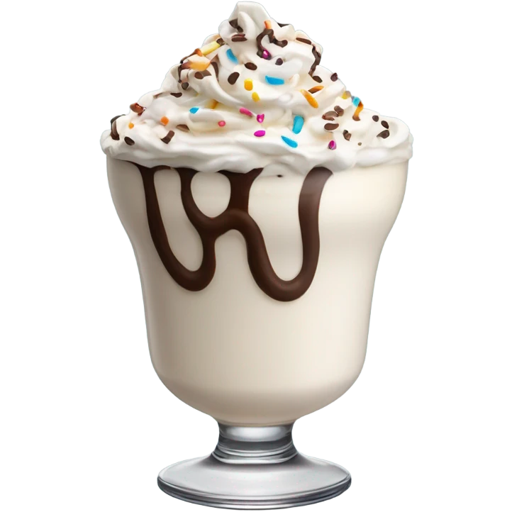 Milkshake soup emoji