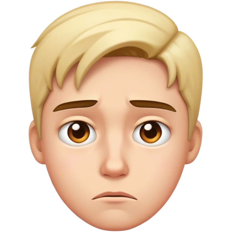 Emoji disappointed emoji