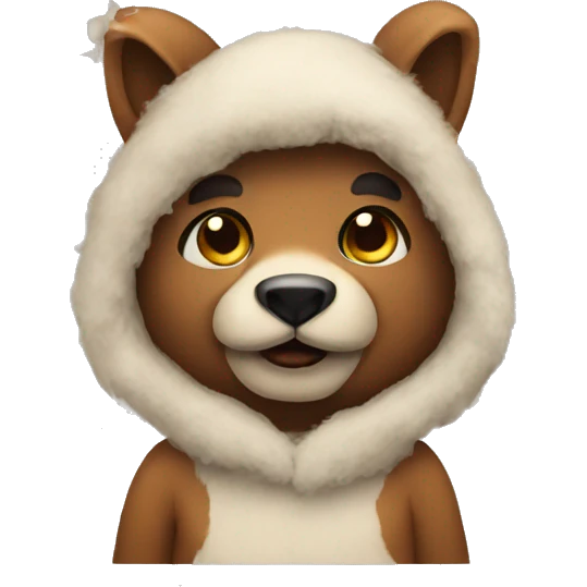 Person in animal costume emoji