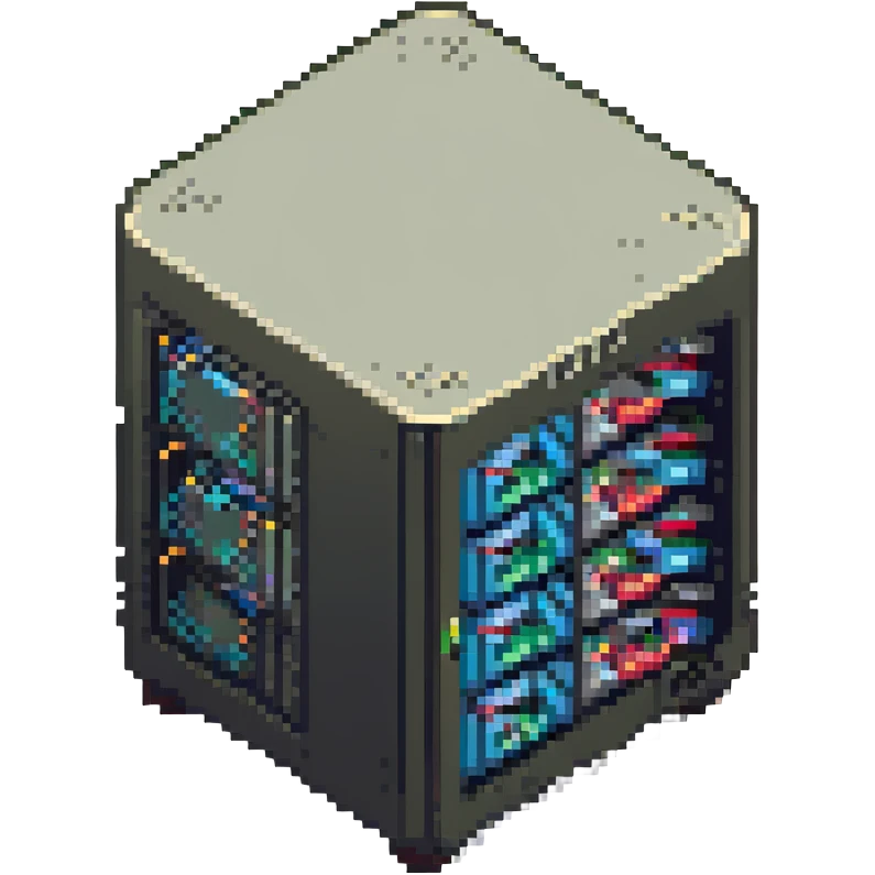 Tiny server rack emoji
