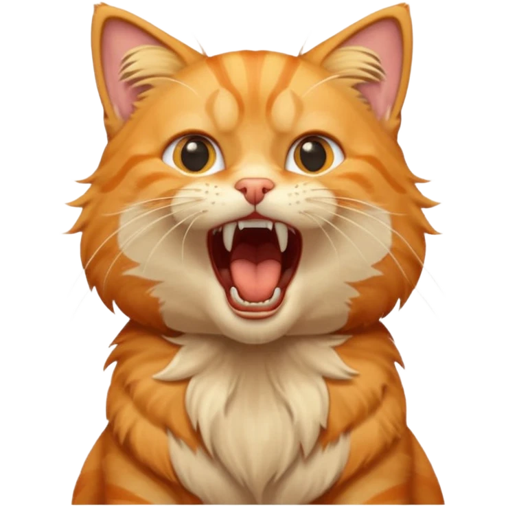Gato gritando emoji