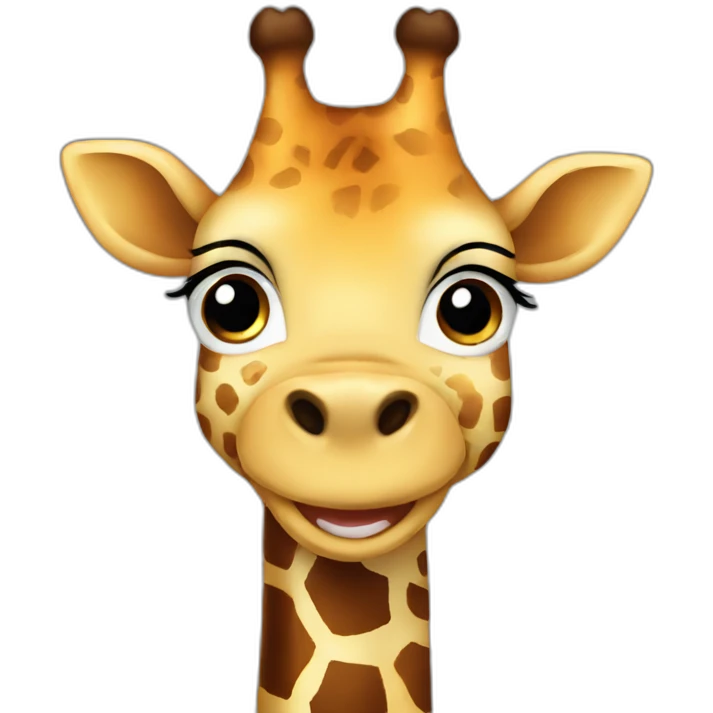 happy giraffe emoji