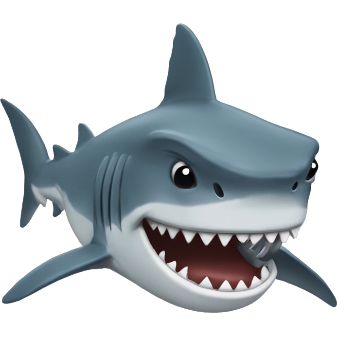 shark with dreads emoji