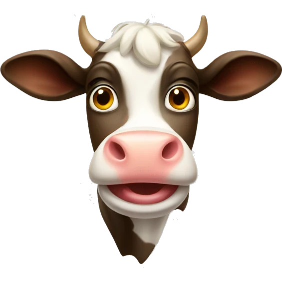 Funny cow  emoji