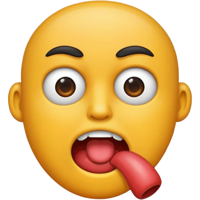 Dick in the mouth emoji