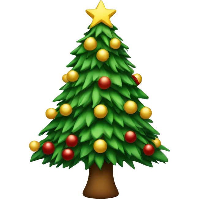 Christmas tree emoji
