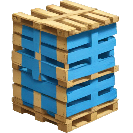 Blue pallet emoji