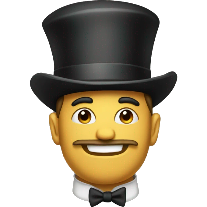 tophat emoji
