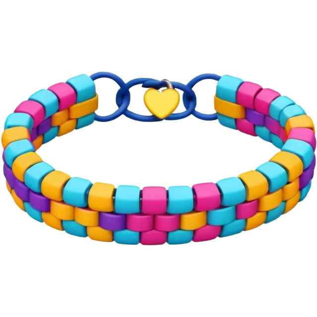 Friendship colorful brazalete emoji