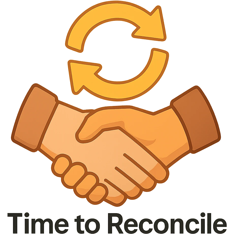 make the metaphor emoji of termin to Reconcile  emoji